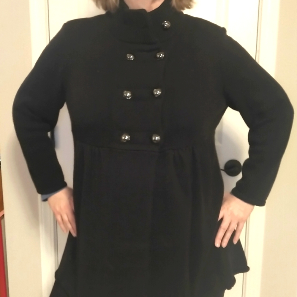 Style & Co. Double Button Front Sweater - Picture 2 of 7